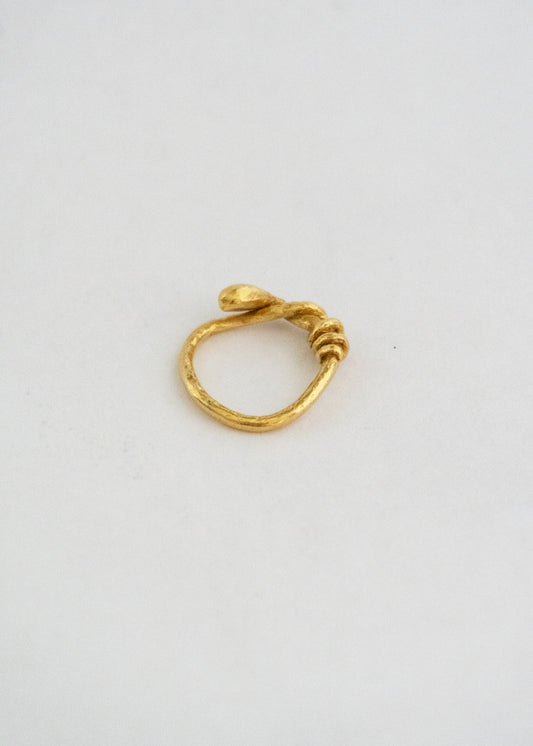 Vintage Twisted Pinky Ring 20 K