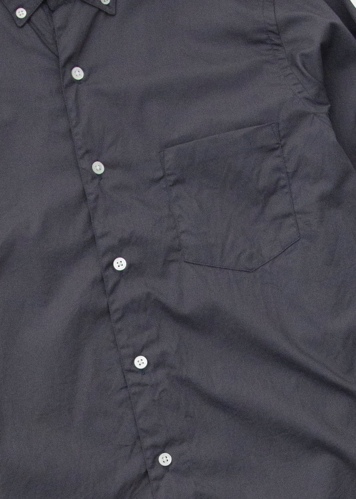 Single Needle Shirt, Dark Grey Broadcloth