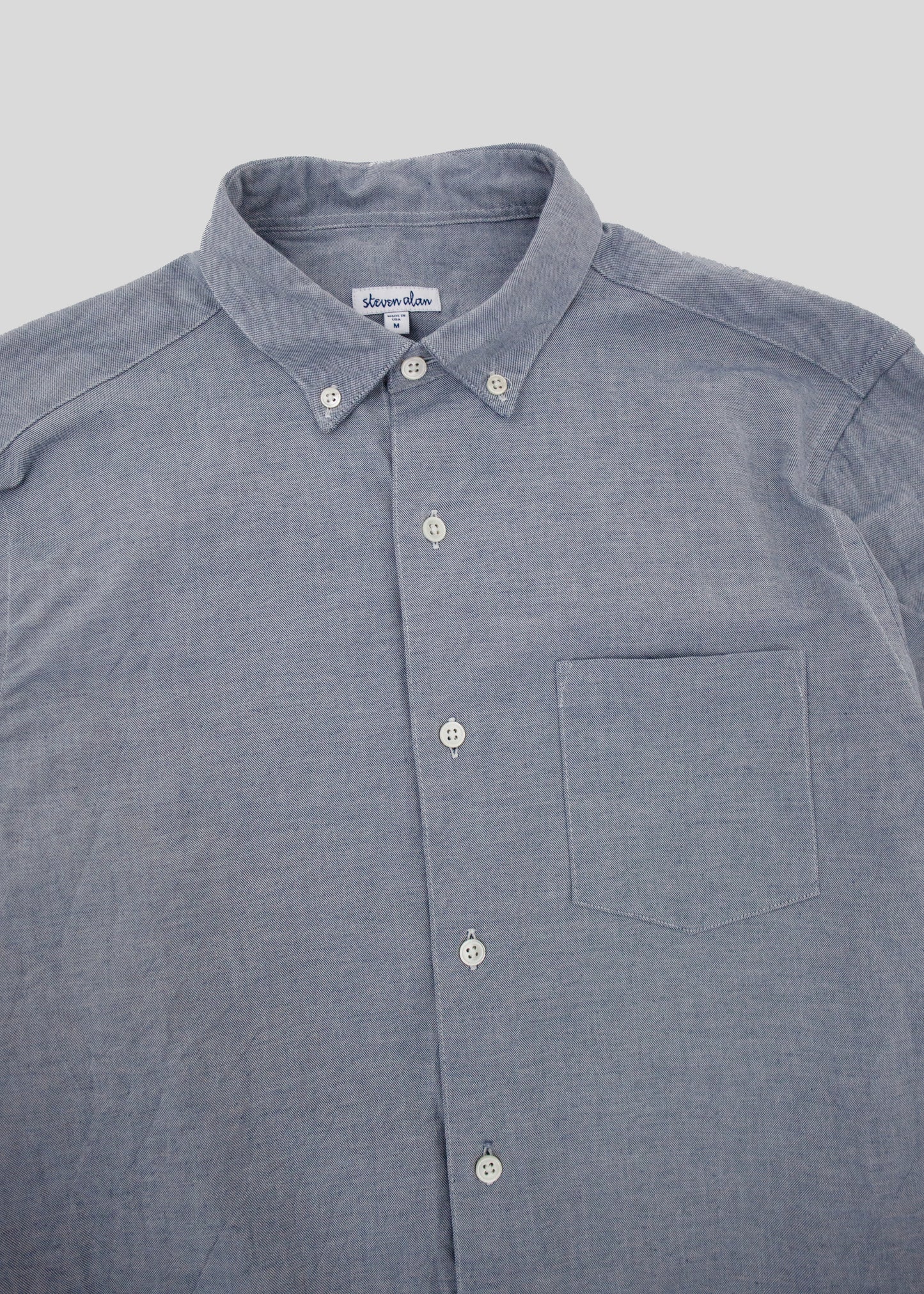 Single Needle Shirt, Glacier Grey