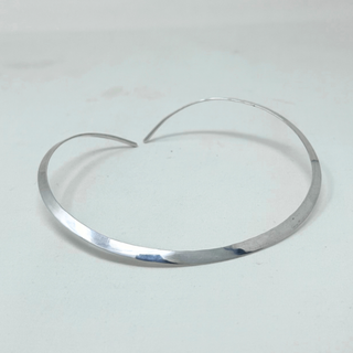 Choker Adjustable open-end Silver