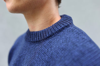 Double Vent Sweater, Dark Blue