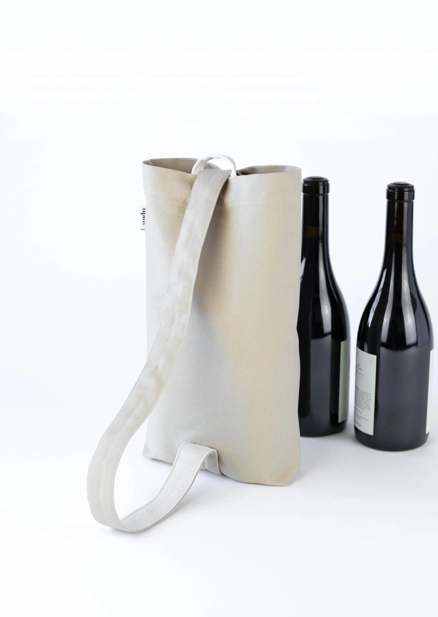 Vin Two Bottle Tote, Stone