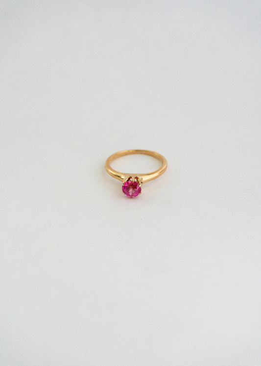 Vintage Solitaire Spinel Ring