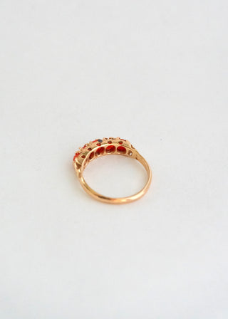 Vintage Coral Gold Ring