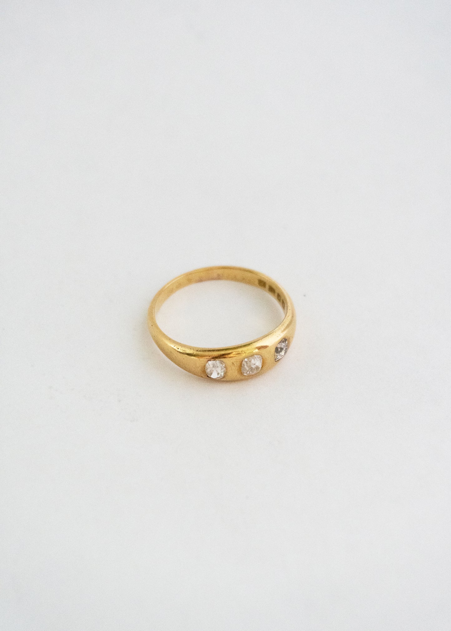 Vintage 3 Diamond Ring