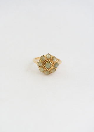 Vintage Cat's Eye Chrysoberyl Cluster Ring