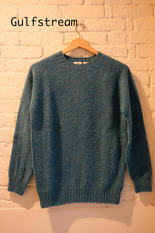 Shaggy Crew Neck Wool Sweater