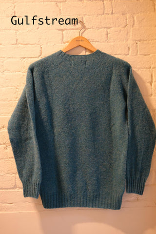 Shaggy Crew Neck Wool Sweater