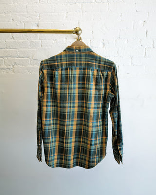 The Single Needle Shirt, Pine Plaid