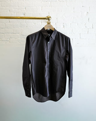 The Reverse Seam Shirt, Washed Black