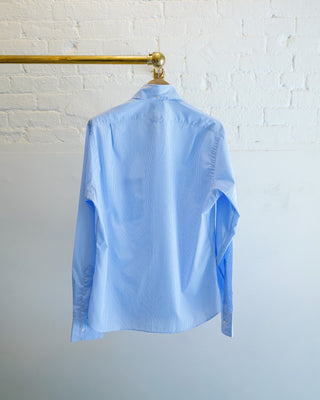 The Single Needle Shirt, Royal Blue Stripe