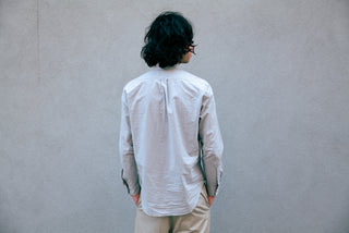 The Reverse Seam Shirt, Grey Check