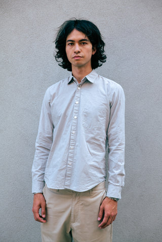 The Reverse Seam Shirt, Grey Check