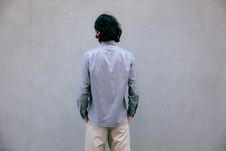 The Single Needle Shirt, Granite Stripe