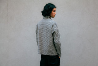 The Blaze Shirt, Black and White Check