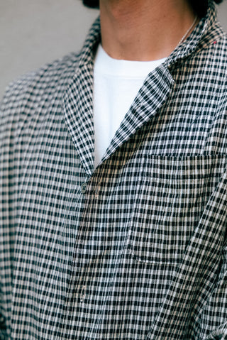 The Blaze Shirt, Black and White Check