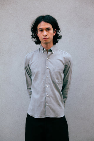 Single Needle Shirt, Stone