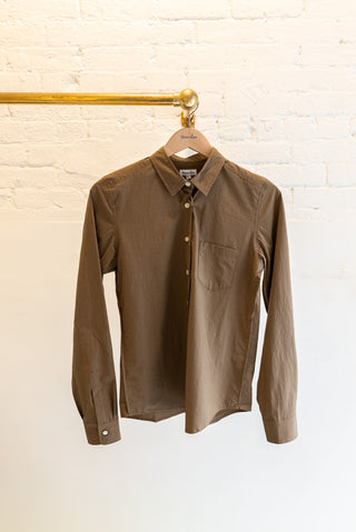 Women's Reverse Seam Shirt, Umber