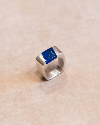Sterling Silver Ring with Lapis Lazuli