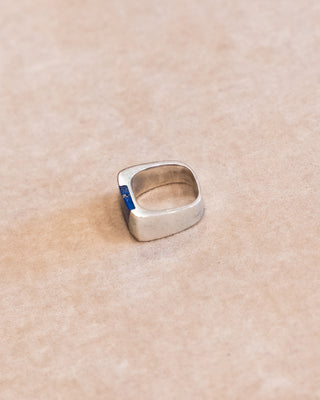 Sterling Silver Ring with Lapis Lazuli
