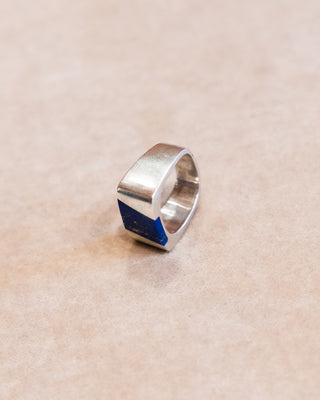 Sterling Silver Ring with Lapis Lazuli