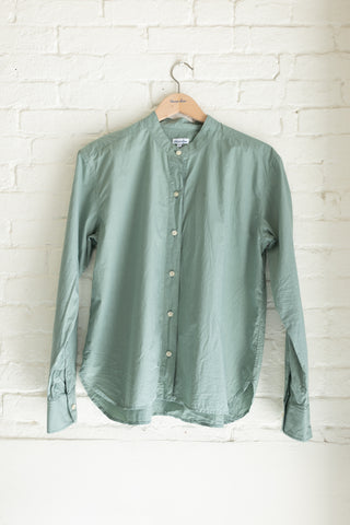 Women's Stand Collar L/S, Eucalyptus