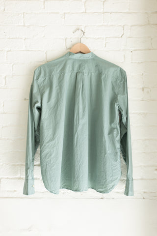 Women's Stand Collar L/S, Eucalyptus