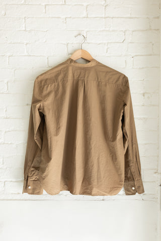 Women's Stand Collar L/S, Umber