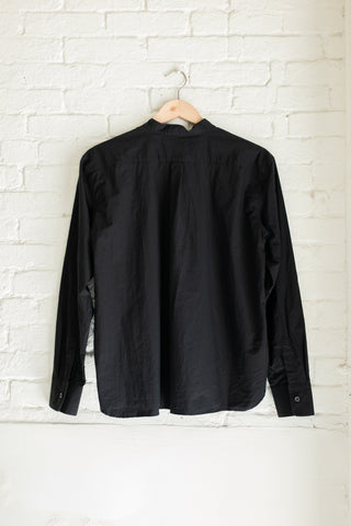 Women's Stand Collar L/S, Black