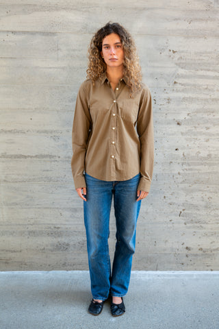 Women's Reverse Seam Shirt, Umber