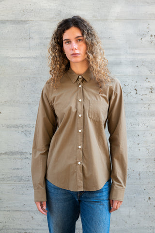Women's Reverse Seam Shirt, Umber