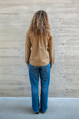 Women's Reverse Seam Shirt, Umber