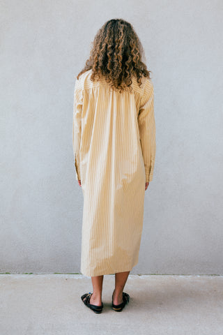 Studio Dress, Buttercup Navy/White Multi-Stripe