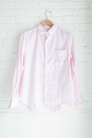 The Collegiate Shirt, Pink Emboss Stripe