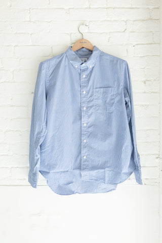 The Collegiate Shirt, Royal Blue/White Stripe