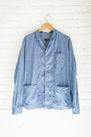 The Blaze Shirt, Micro Navy Houndstooth