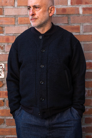 Wool Ground Jumper, Black