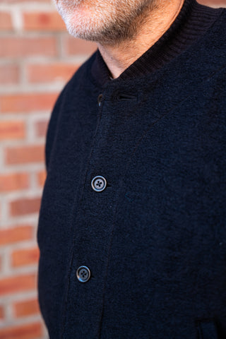 Wool Ground Jumper, Black
