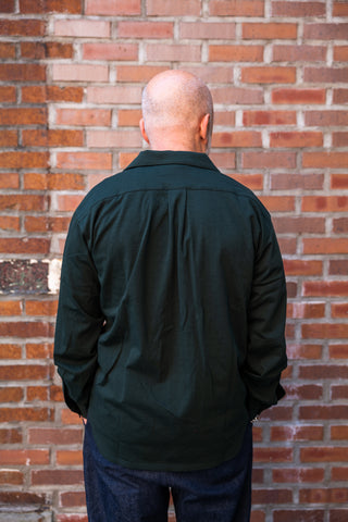 Grace Lead-Off LS Shirt, Dark Ivy
