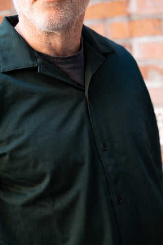 Grace Lead-Off LS Shirt, Dark Ivy
