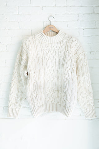 Ohannes Col Jumper, Ecru