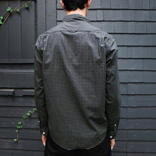 Single Needle Shirt, Canary Windowpane