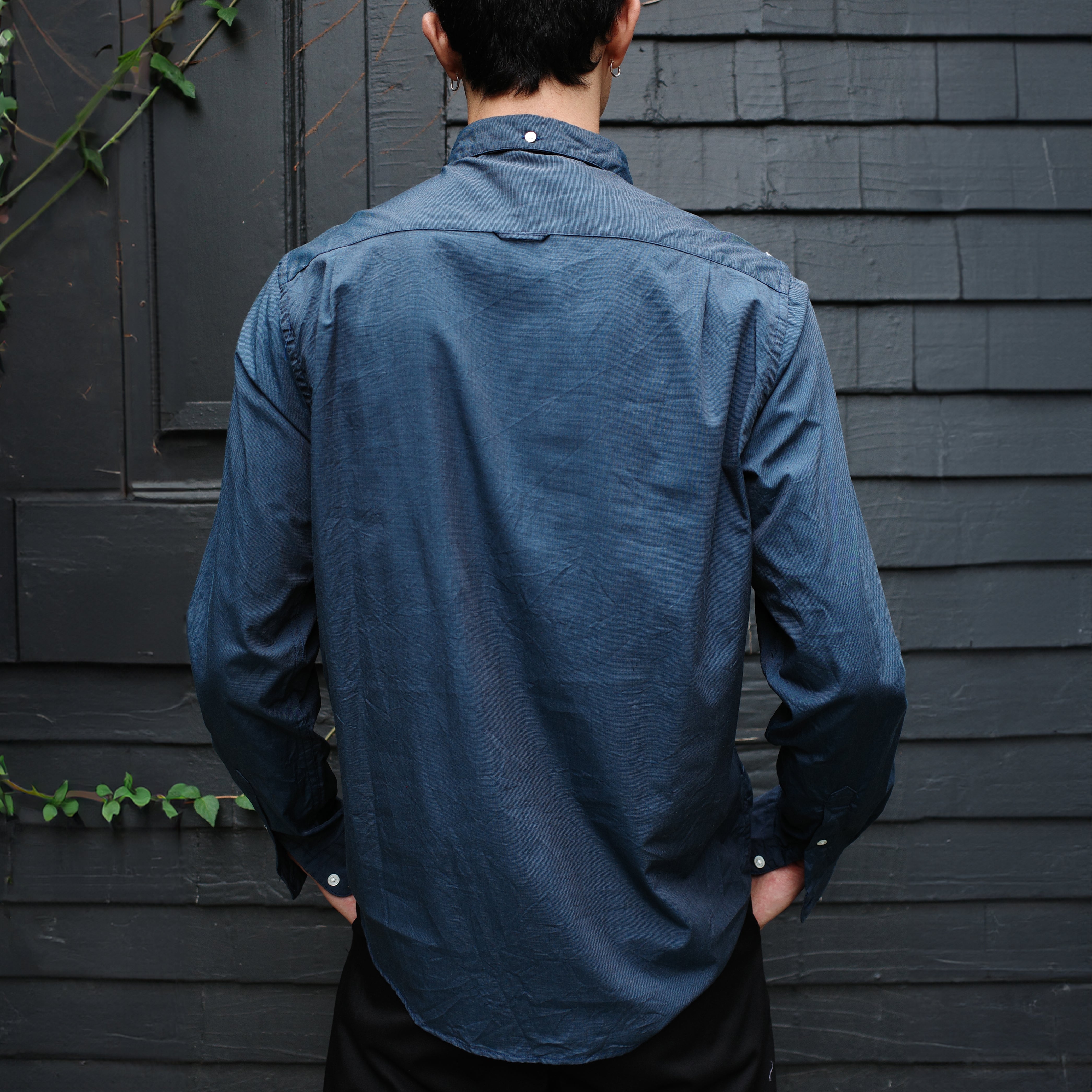 Single Needle Shirt, End on End Dark Teal Steven Alan Single Needle Shirt, End on End Dark Teal Steven Alan