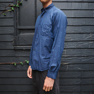 Single Needle Shirt, Blue Tattersall