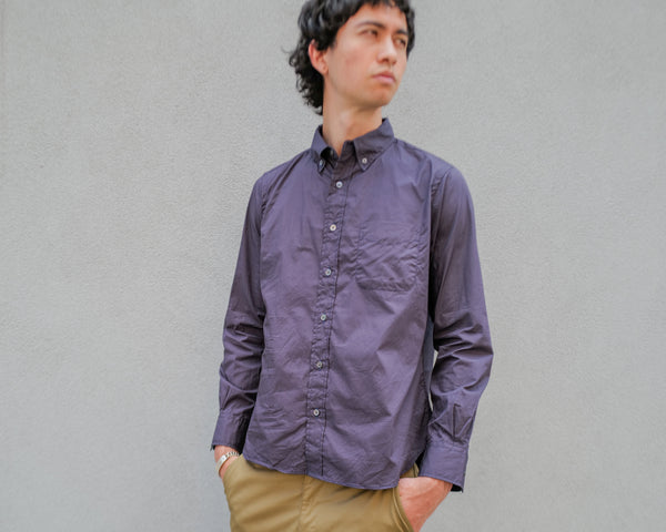 トップス Steven Alan 21SS LONG SLEEVE POLOSHIRT The Pique Long Sleeve, Navy – Steven Alan