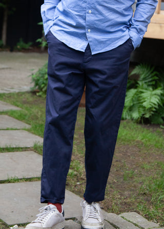 Danver Pant, Stretch Light Navy Twill