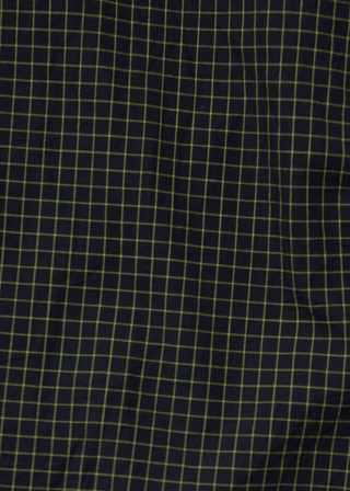 Single Needle Shirt, Canary Windowpane