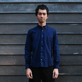 The Single Needle Shirt, Denim Blue | Oxford