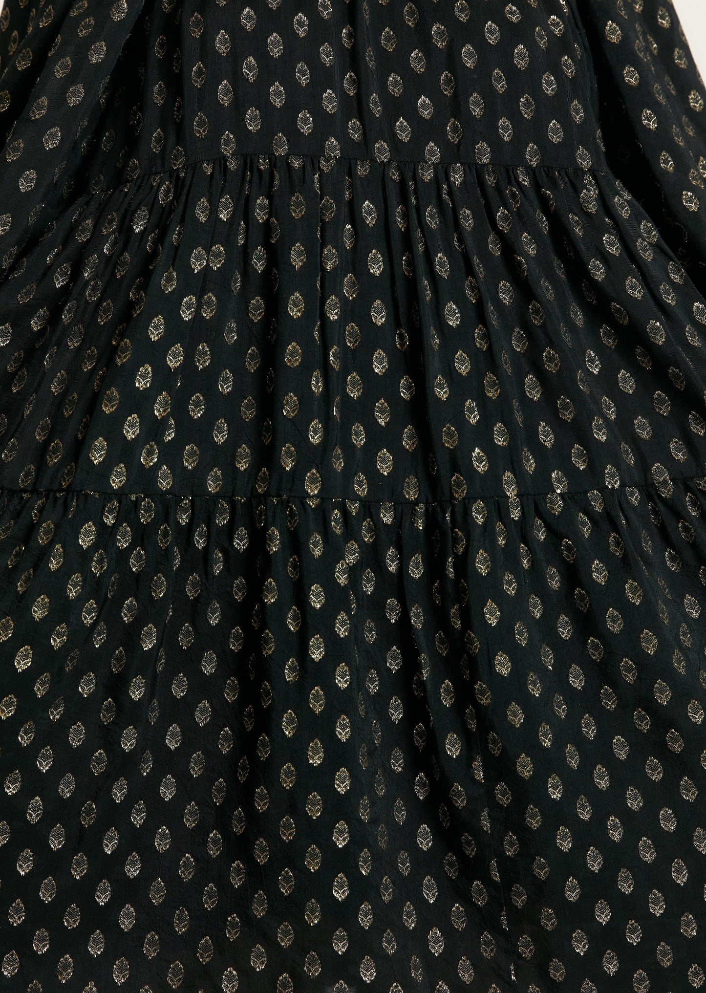 Cece Dress - Black Chanderi