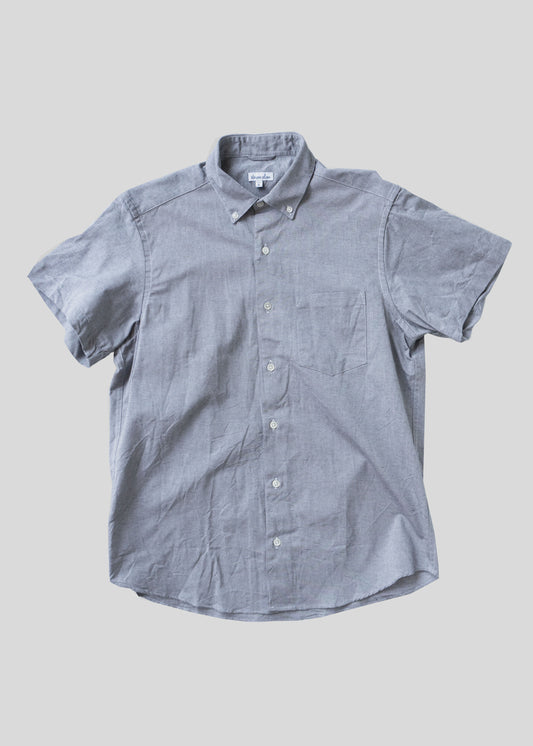 Short Sleeve Single Needle Shirt, Graphite